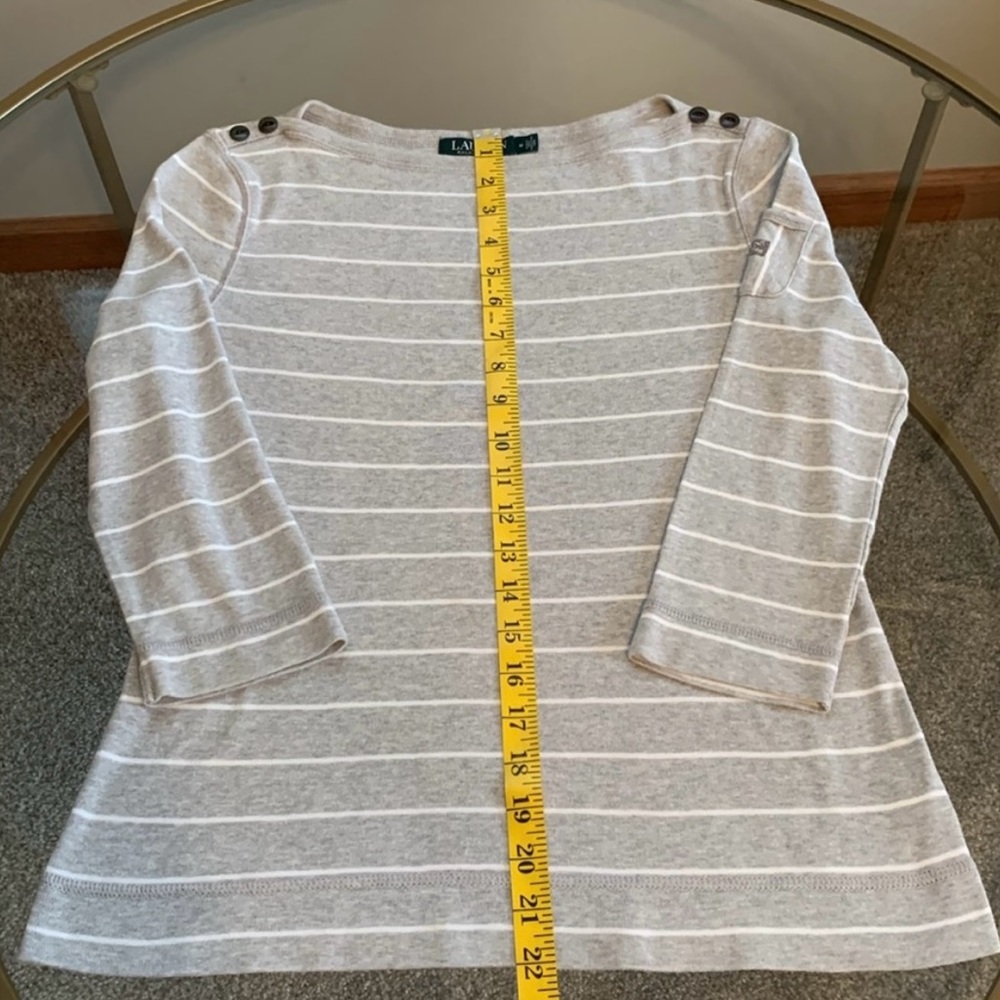 Lauren Ralph Lauren Striped Top - Picture 8 of 16